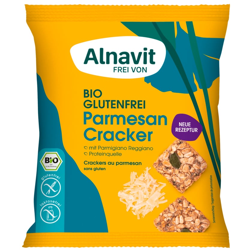 Alnavit Bio Parmesan Cracker glutenfrei 75g